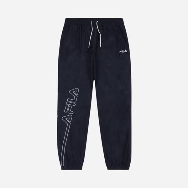 Pantalones Fila Mujer Azul Marino - Heritage Warm Up - España 208916NBA